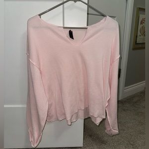 PINK LONG SLEEVE TEE